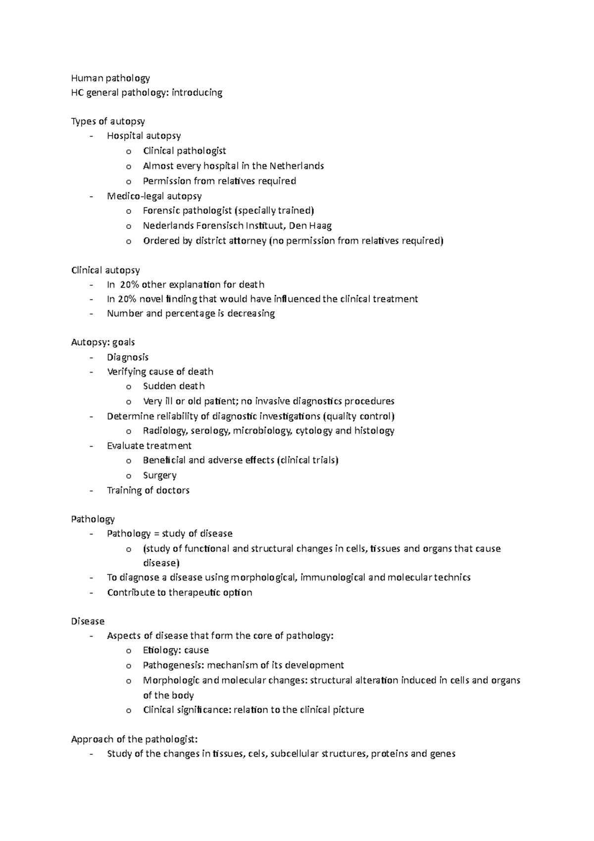 HC General Pathology: Comprehensive Overview and Autopsy Insights ...
