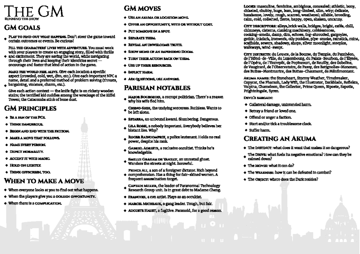 GM Reference: Engaging Storytelling Techniques and NPC Creation - Studocu