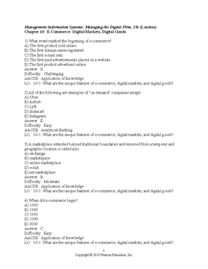 Chapter 1,3 E- Commerce - CHAPTER 1 What does omni-channel mean in ...