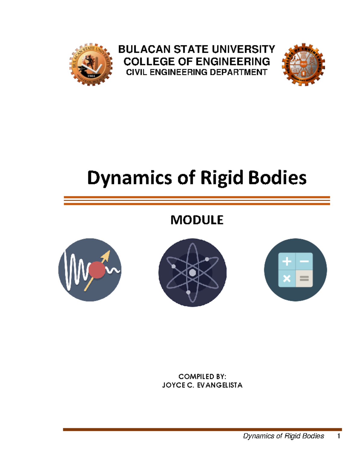 Dynamics of Rigid Bodies - Module Part 1 (Engineering 101) - Studocu