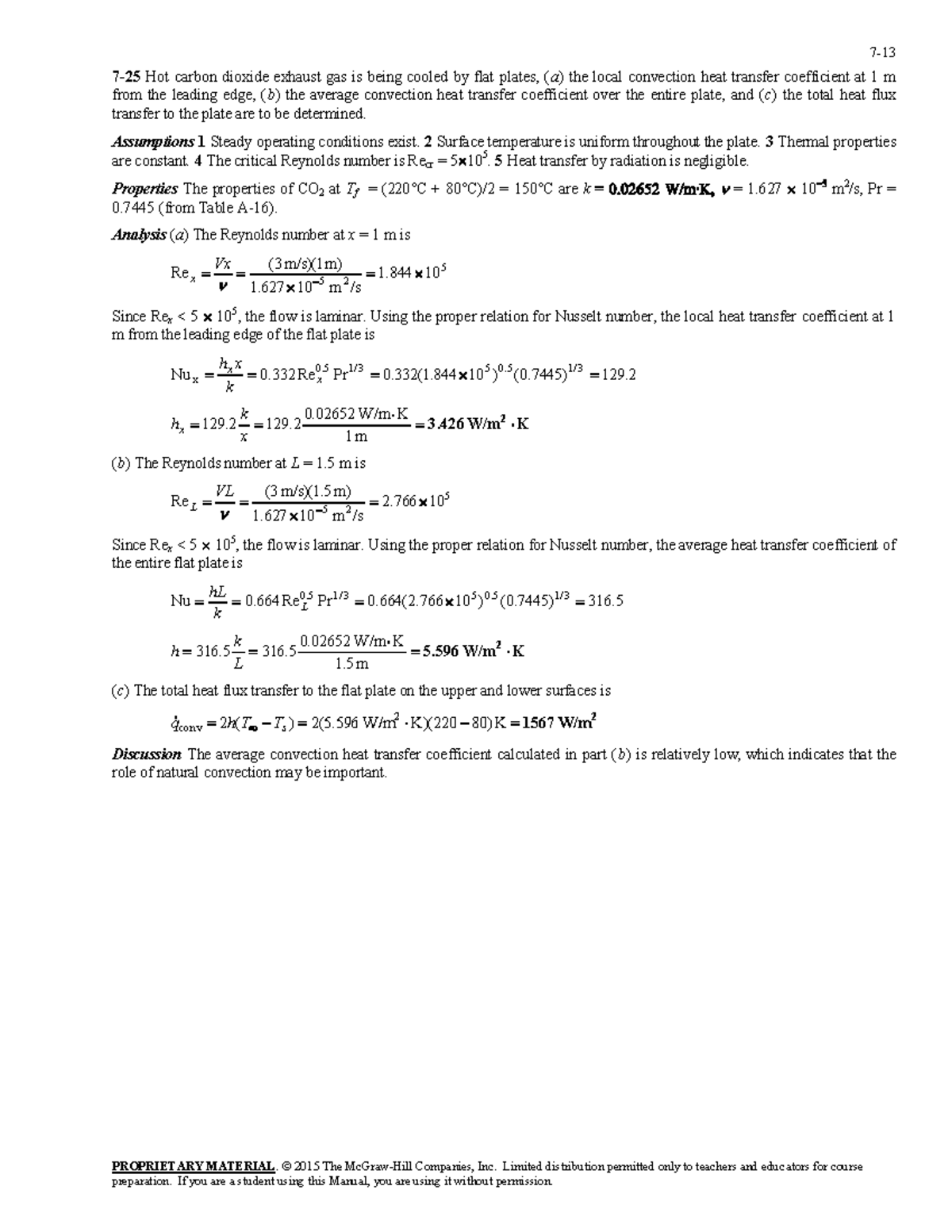 Heat Transfer II Homework 3 Solution Analysis and Results - Studocu
