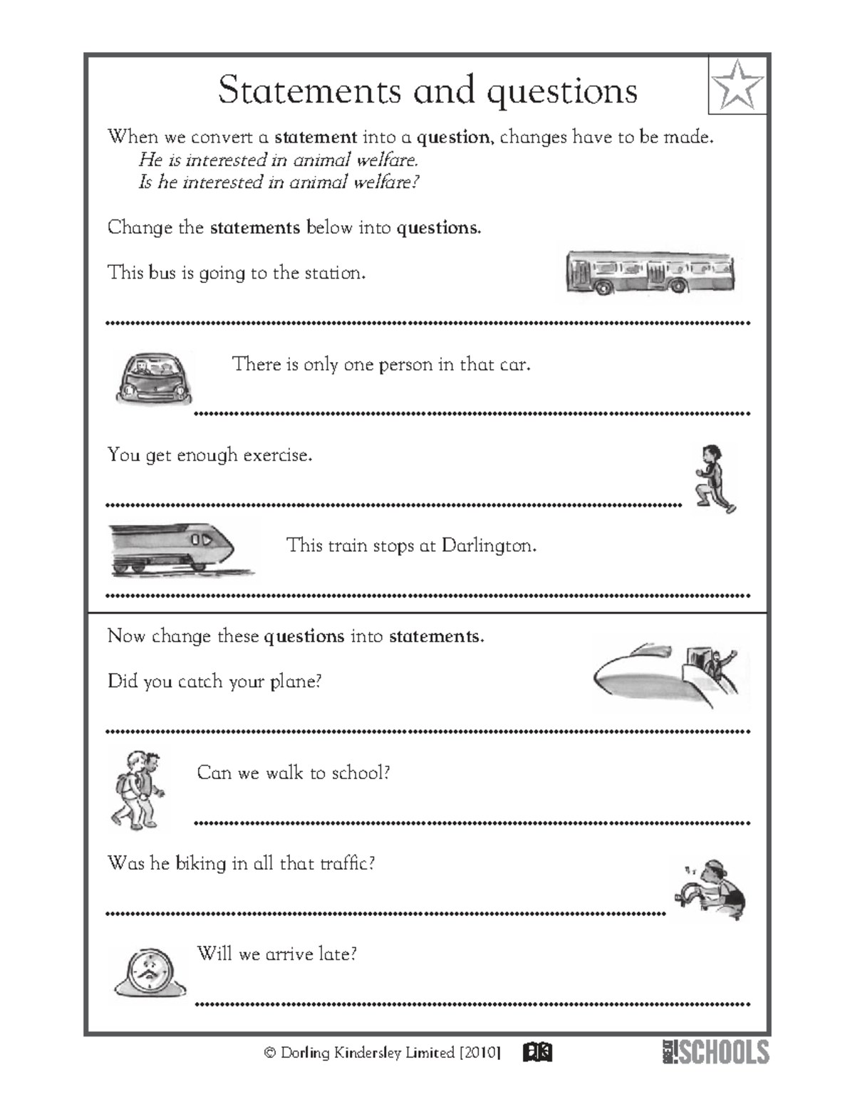 Converting Statements to Questions: Exercise 22763 - Studocu