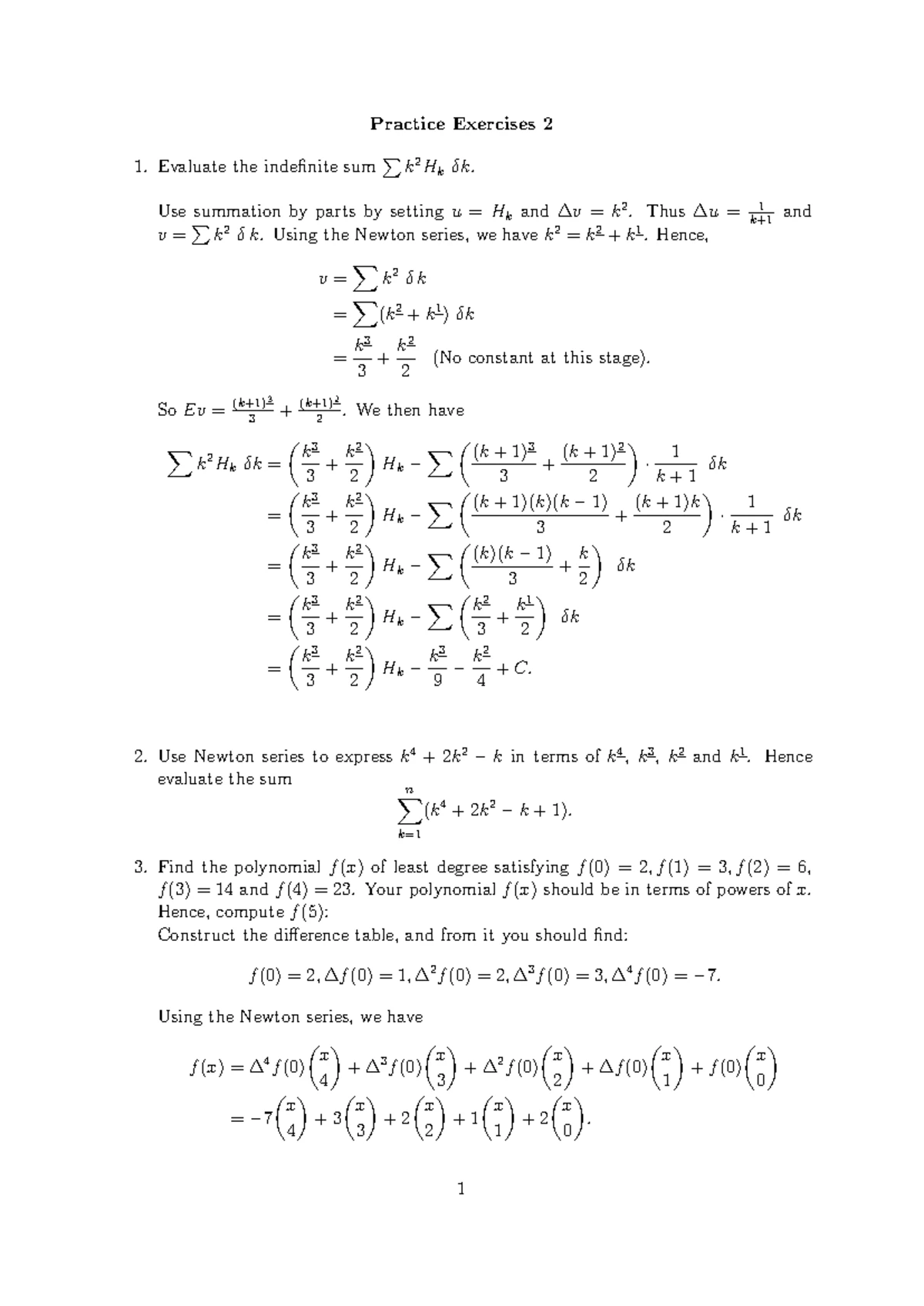 Solutions for Tutorial 1: Suggested Solutions and Evaluations - Studocu
