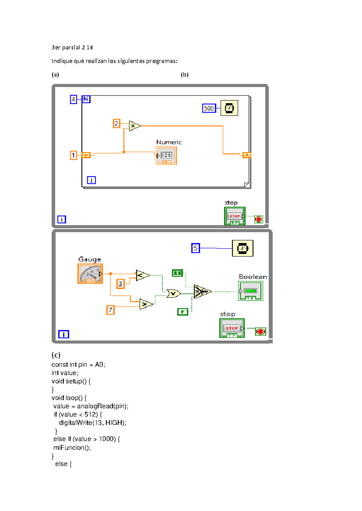 3er Parcial 2 16 - Programas y Funciones en C++ - Document Preview