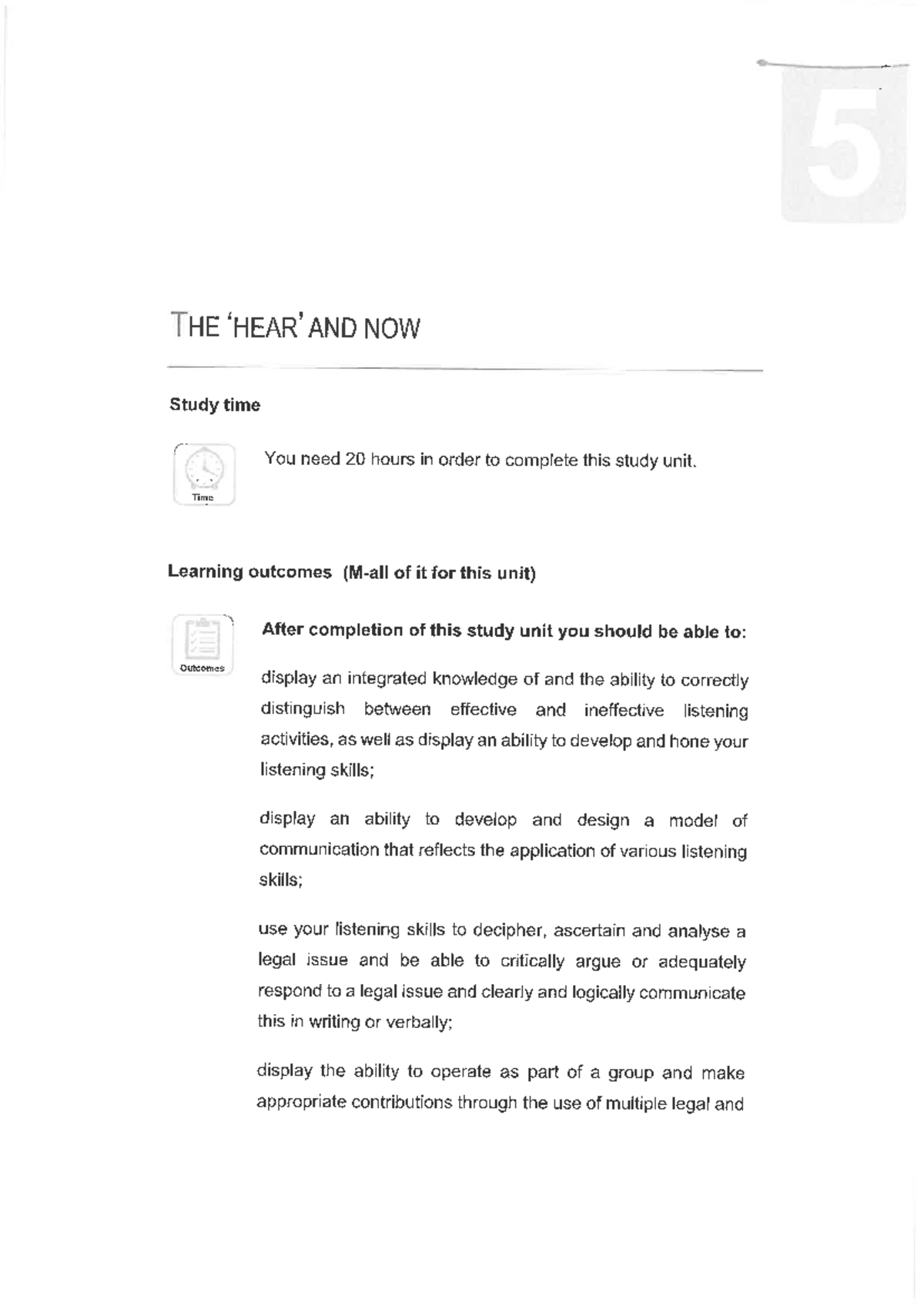 IURI 274 - Comprehensive Overview of Study Unit 5 - Studocu