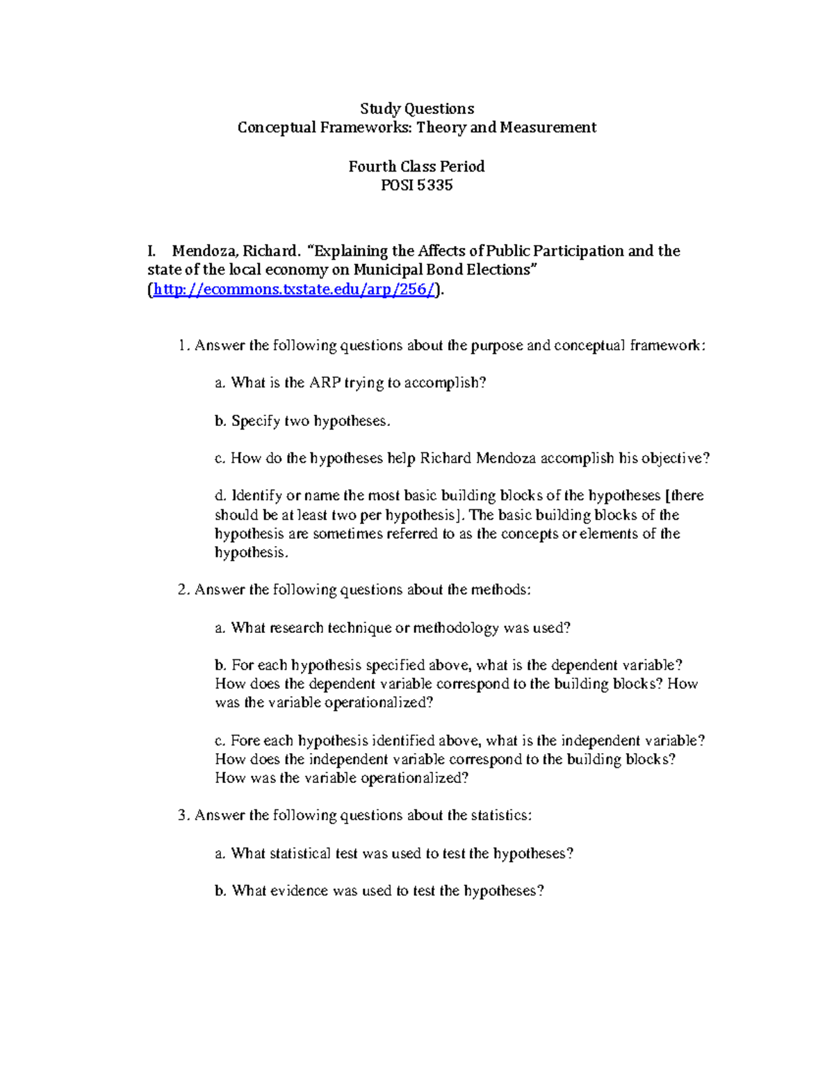 Study questions week 4 - Group Activty Research - Study Questions ...