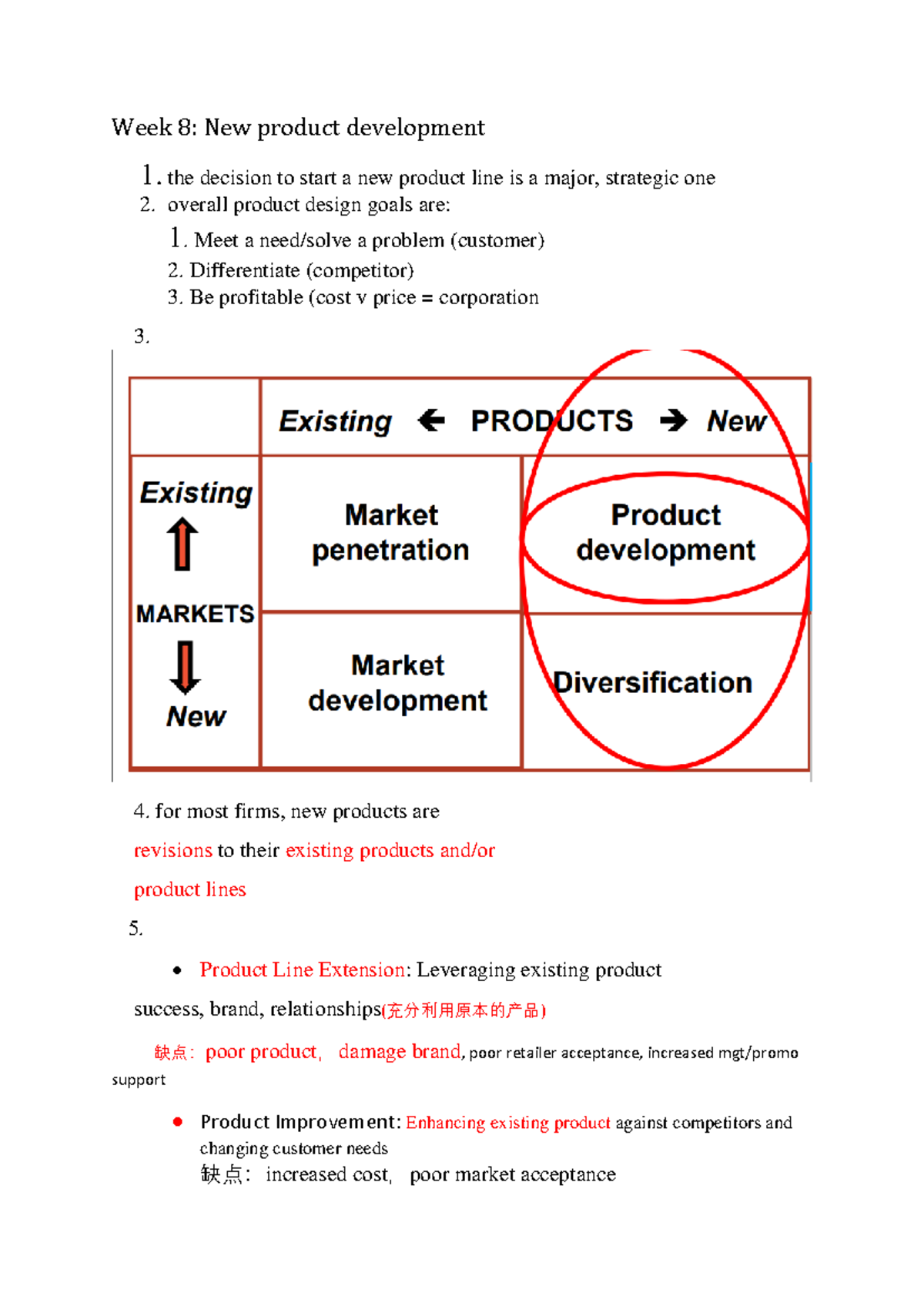 Mktg001 week 8 lecture content - Week 8: New product development 1. the ...