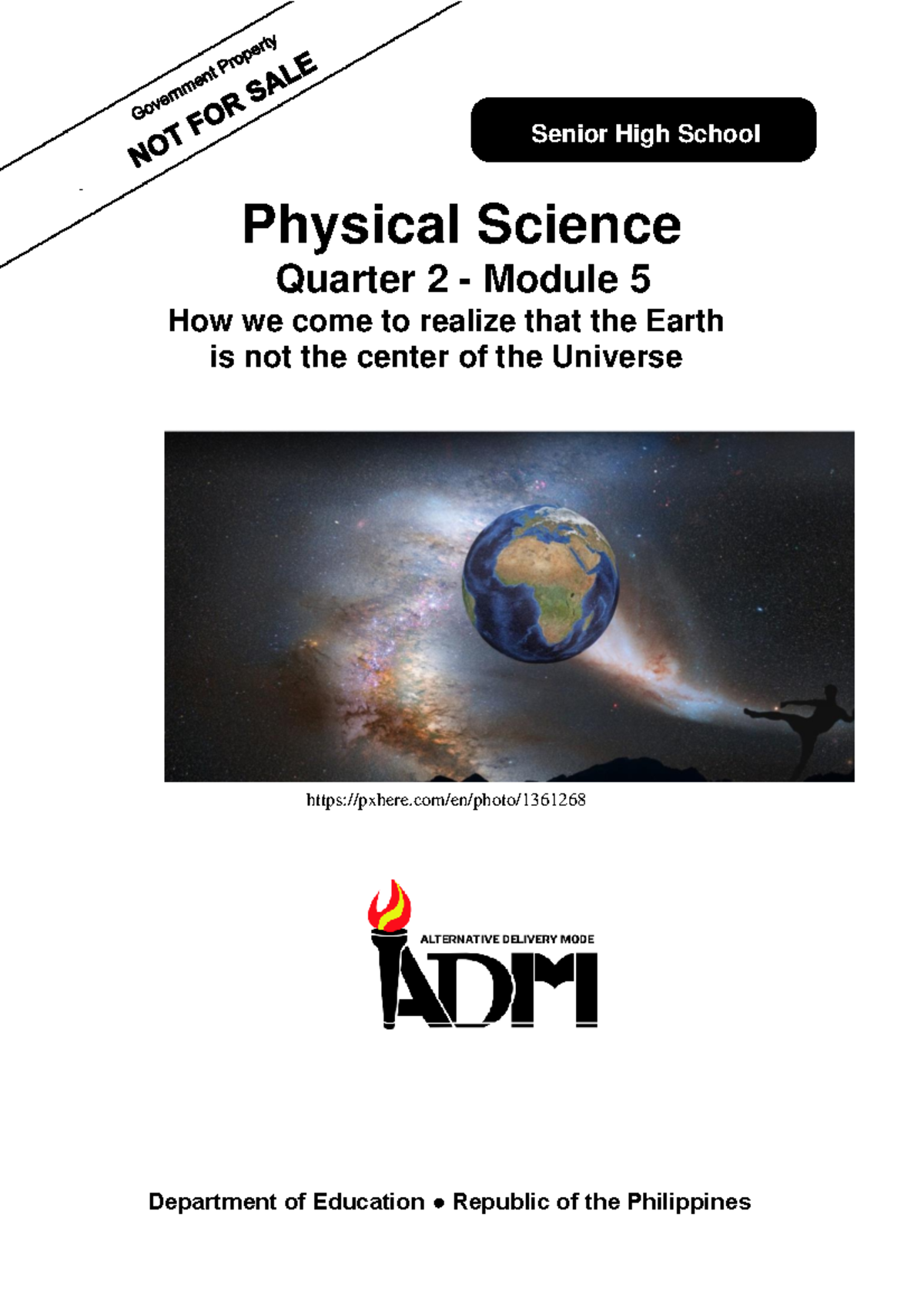 Physical Science Q2 Module 5: Earth's Place in the Universe - Studocu