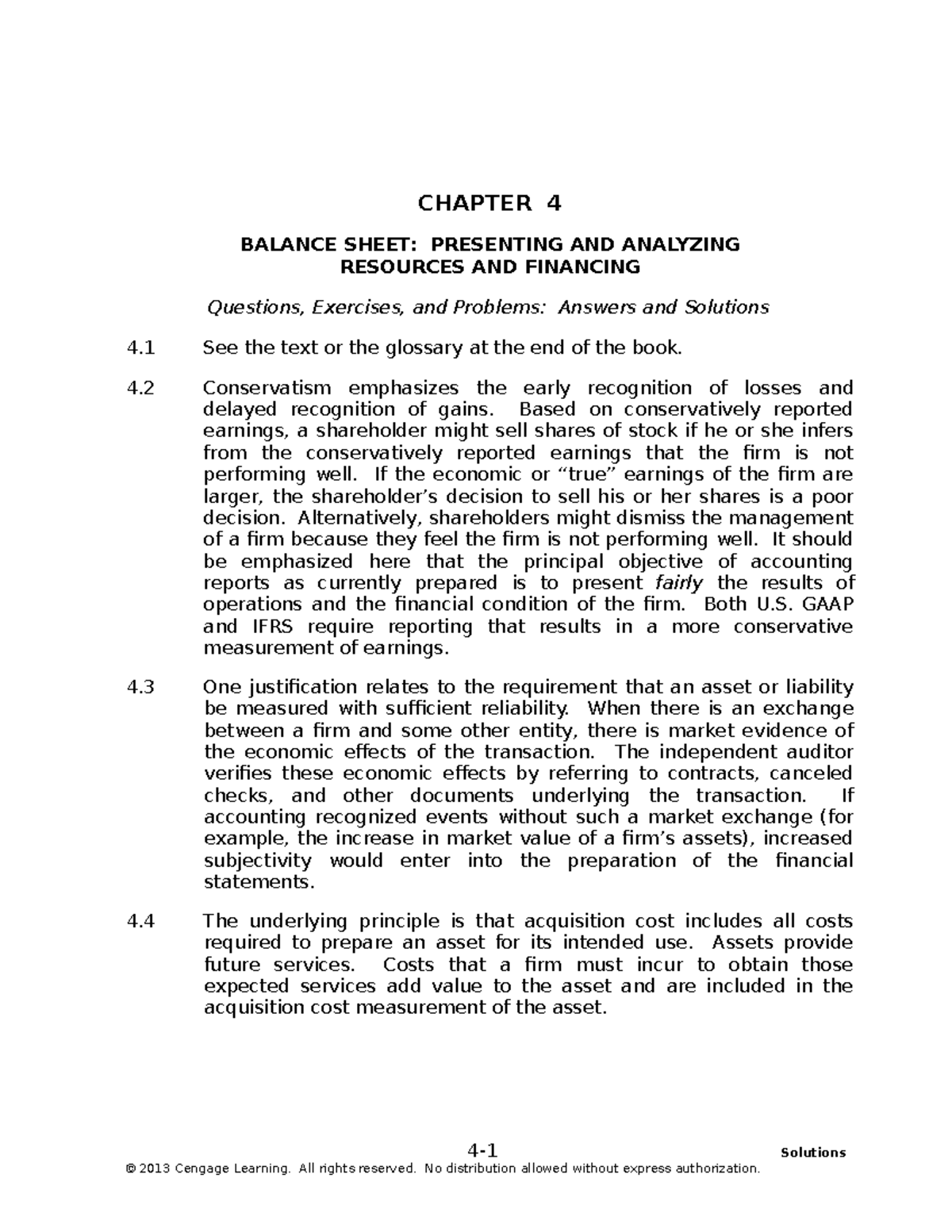 Solution Manual: Chapter 4 - Financial Accounting Concepts (14e) - Studocu