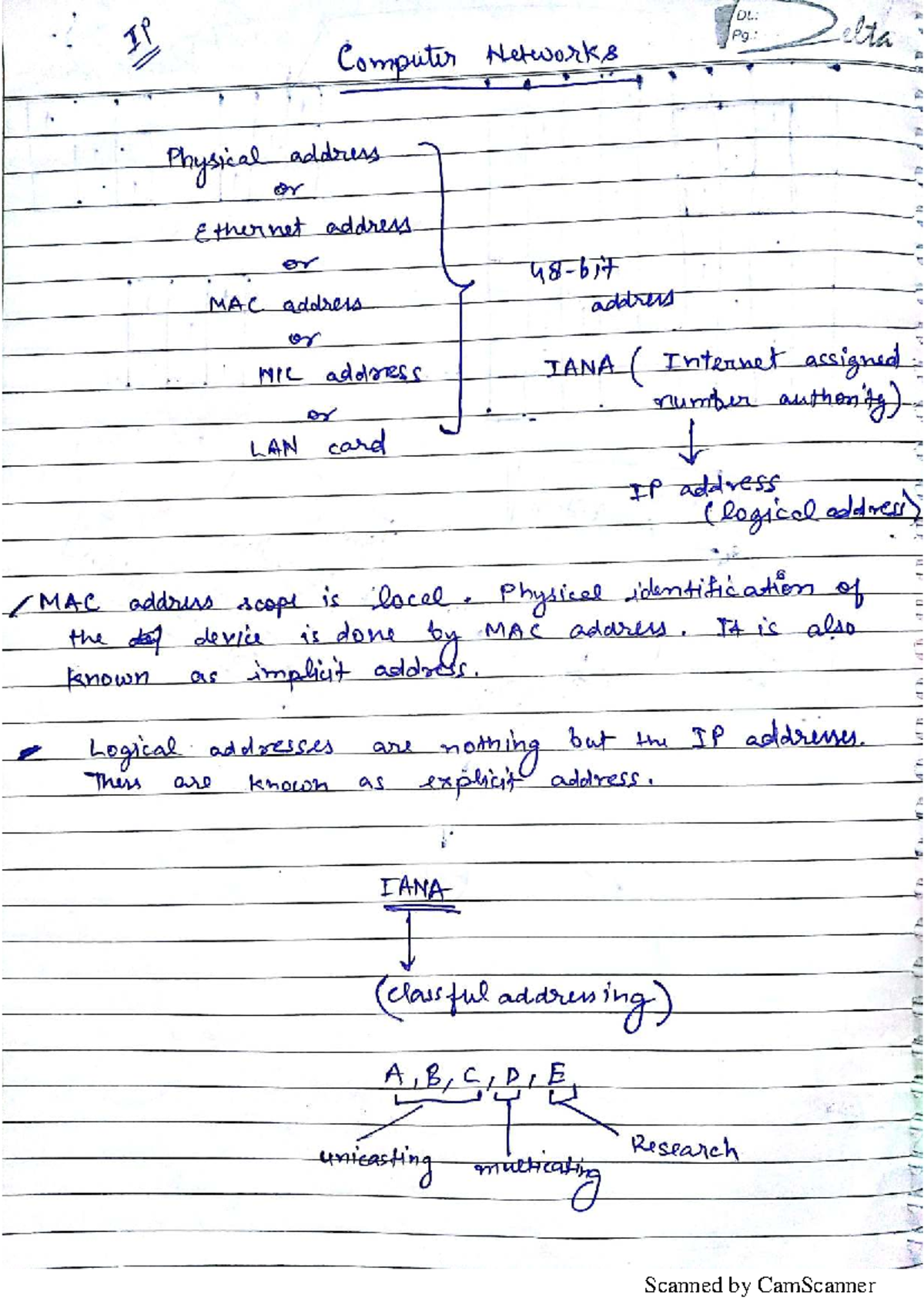 Computer Network Lecture 1 Notes (Lec 1) - Studocu