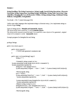 MD-3 Final Exam Notes: Introduction to Swing in Java - Studocu