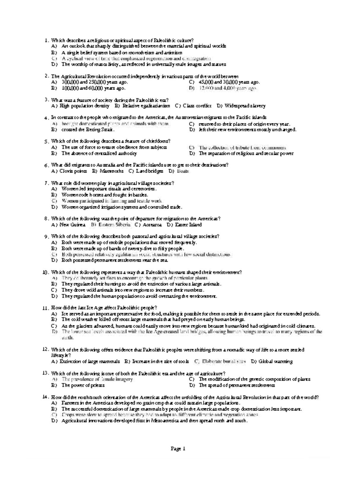 WHAP Study Guide: Key Concepts and Questions for Review - Studocu