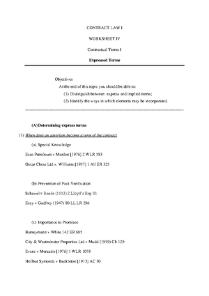 What is a contract - A contract is a legal agreement formed between two ...