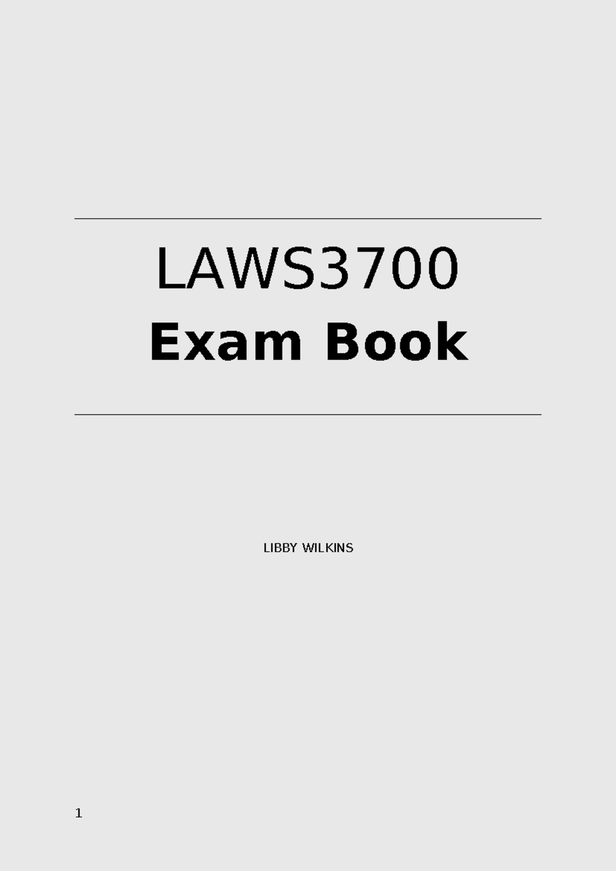 LAWS3700 Constitutional Law Final Exam Study Guide - Studocu