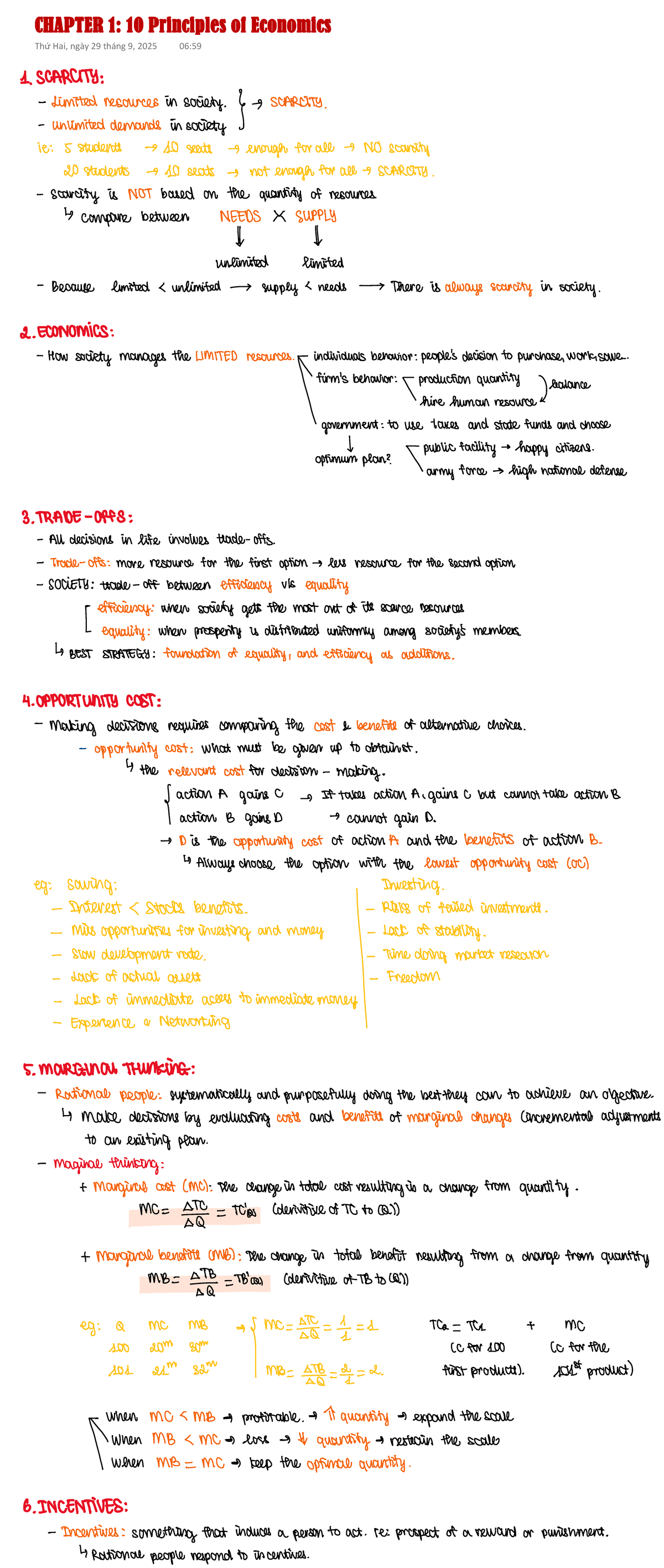 Chapter 1 10 Principles of Economics - Micro Economics - CHAPTER 1: 10 ...