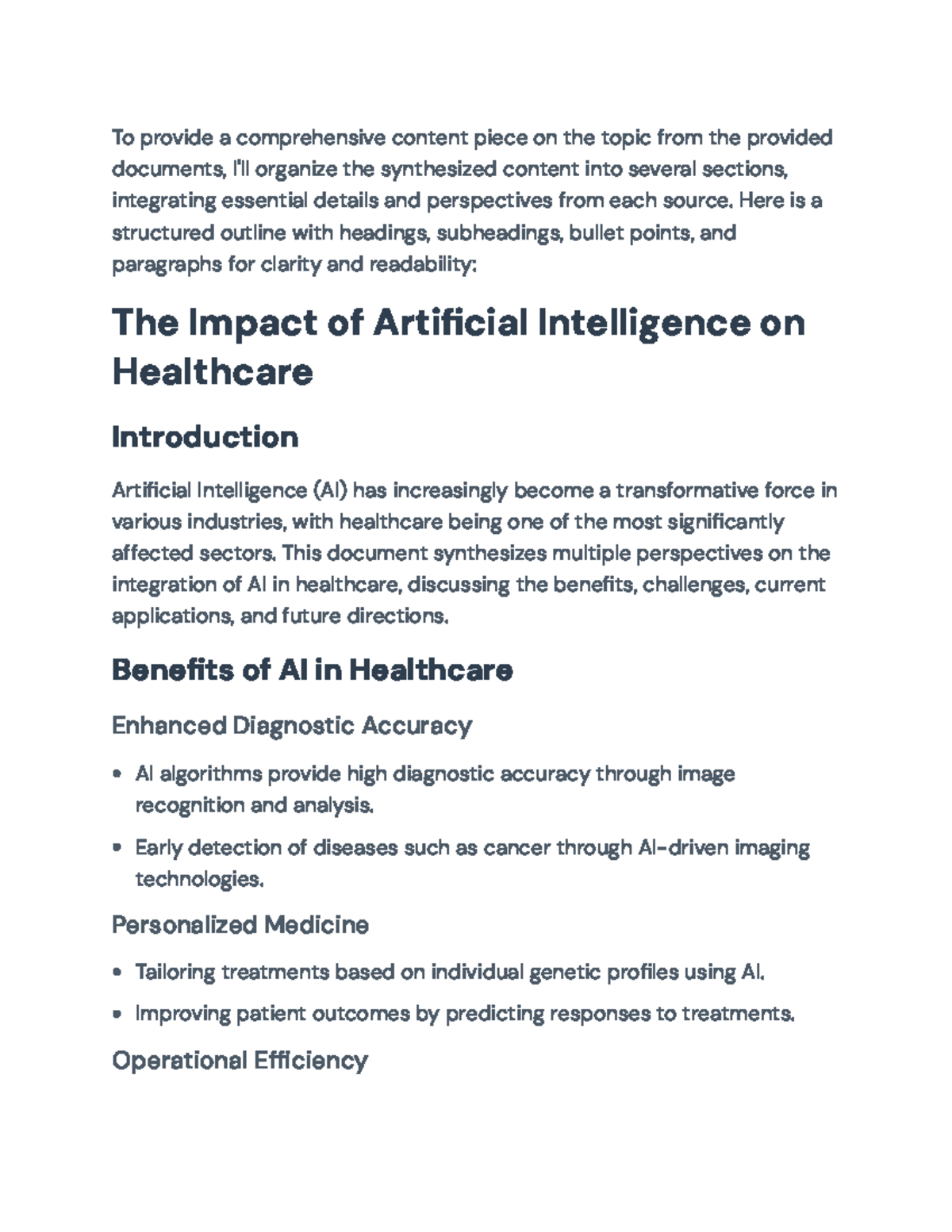 The Impact of AI in Healthcare: Benefits, Challenges & Future ...
