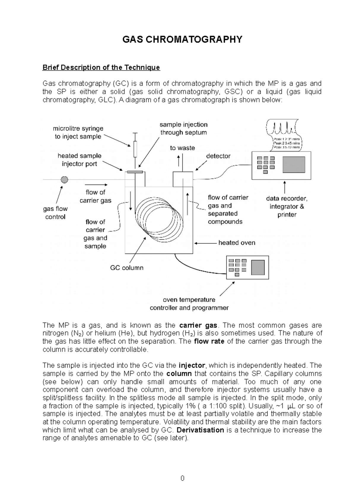 GC Techniques and Applications: Comprehensive Notes on Gas ...