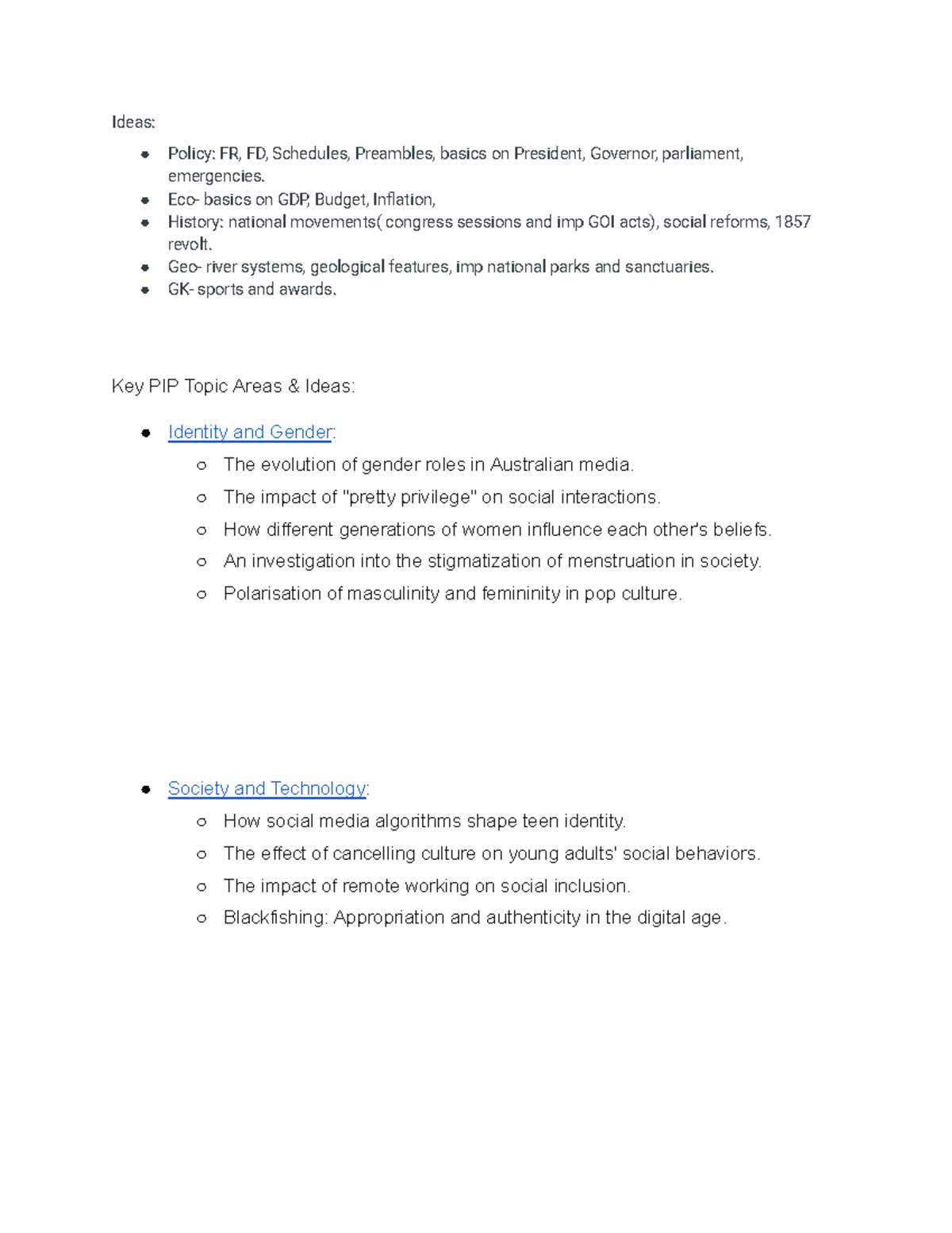 Society & Culture Ideas: Key Topics on Gender, Media, and Technology ...