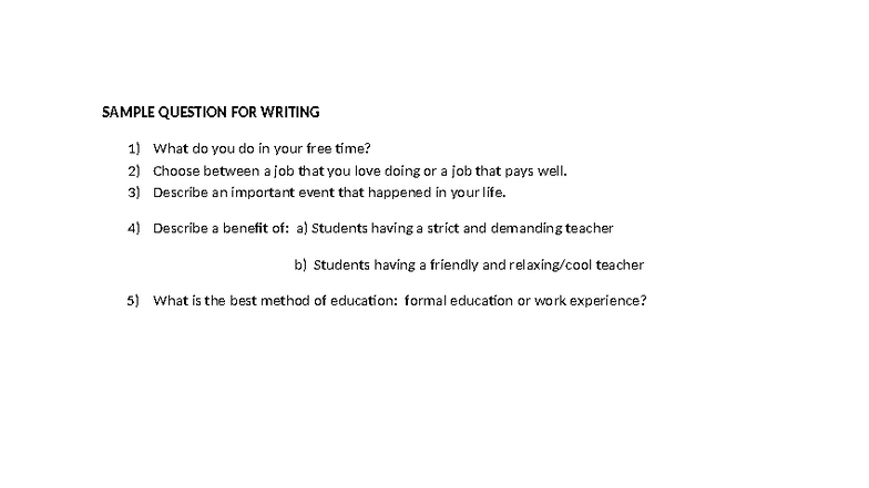 Clbpt Sample Writing - Hello - LAW Vietnam - SAMPLE QUESTION FOR ...
