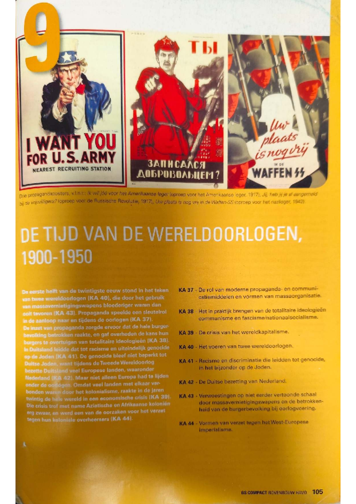 H9,10 - De Impact van Propaganda en Totalitarisme in de 20e Eeuw ...
