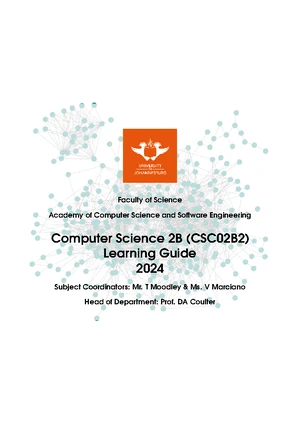 Learning Guide for IT Management 2B (ITM22B2) - 2025 Edition - Studocu