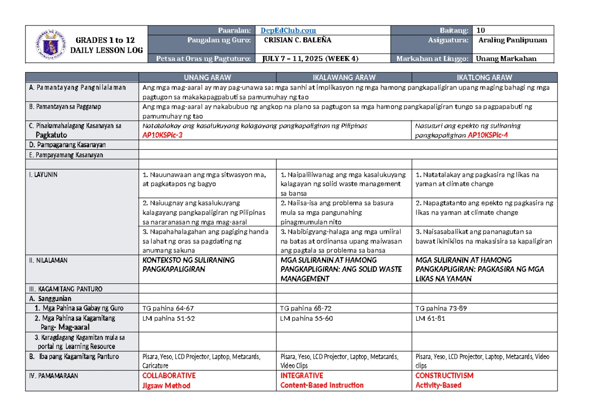 1st Semester Midterm Exam in DISCIPLINE AND IDEAS IN APPLIED SOCIAL ...