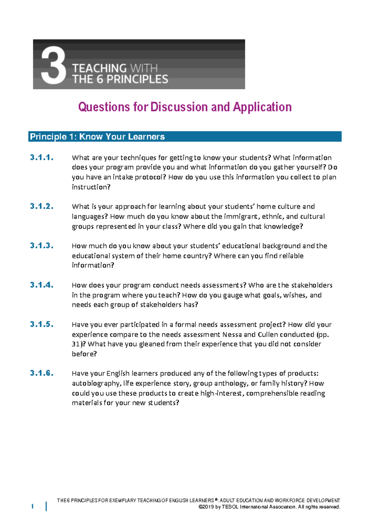 14138 Discussion Questions for Chapter 3 on Teaching English Learners ...