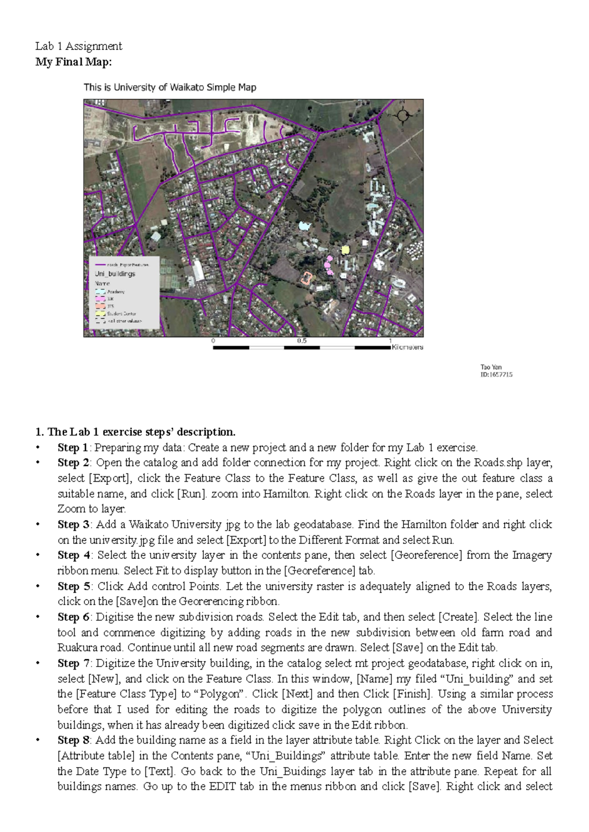 Lab 1 Assignment: Creating My Final Map for Geospatial Analysis - Studocu