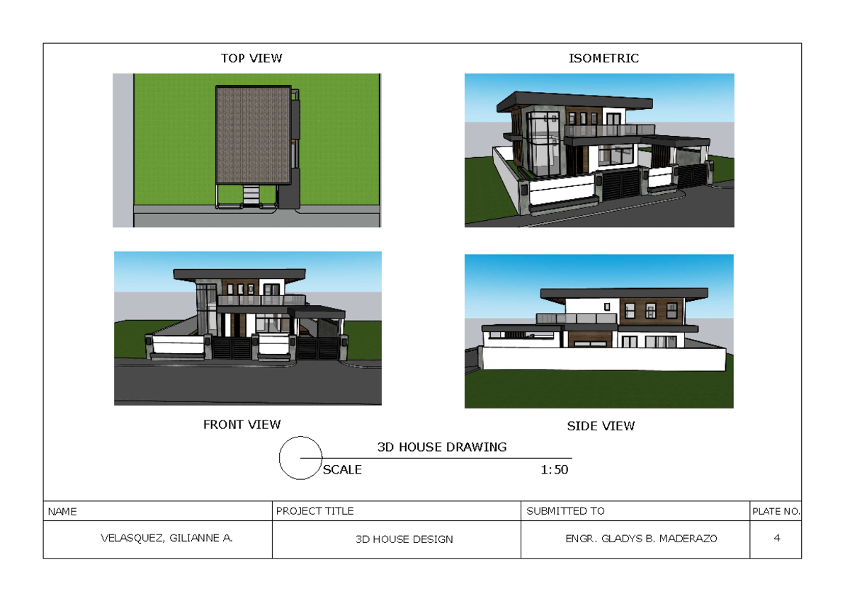 TRY4 - BASTA - BSED Math - NAME VELASQUEZ, GILIANNE A. PROJECT TITLE 3D ...