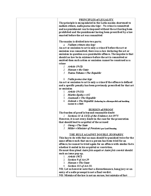 The Ghana Legal System Lecture Notes Ghana Legal System Chapter 1