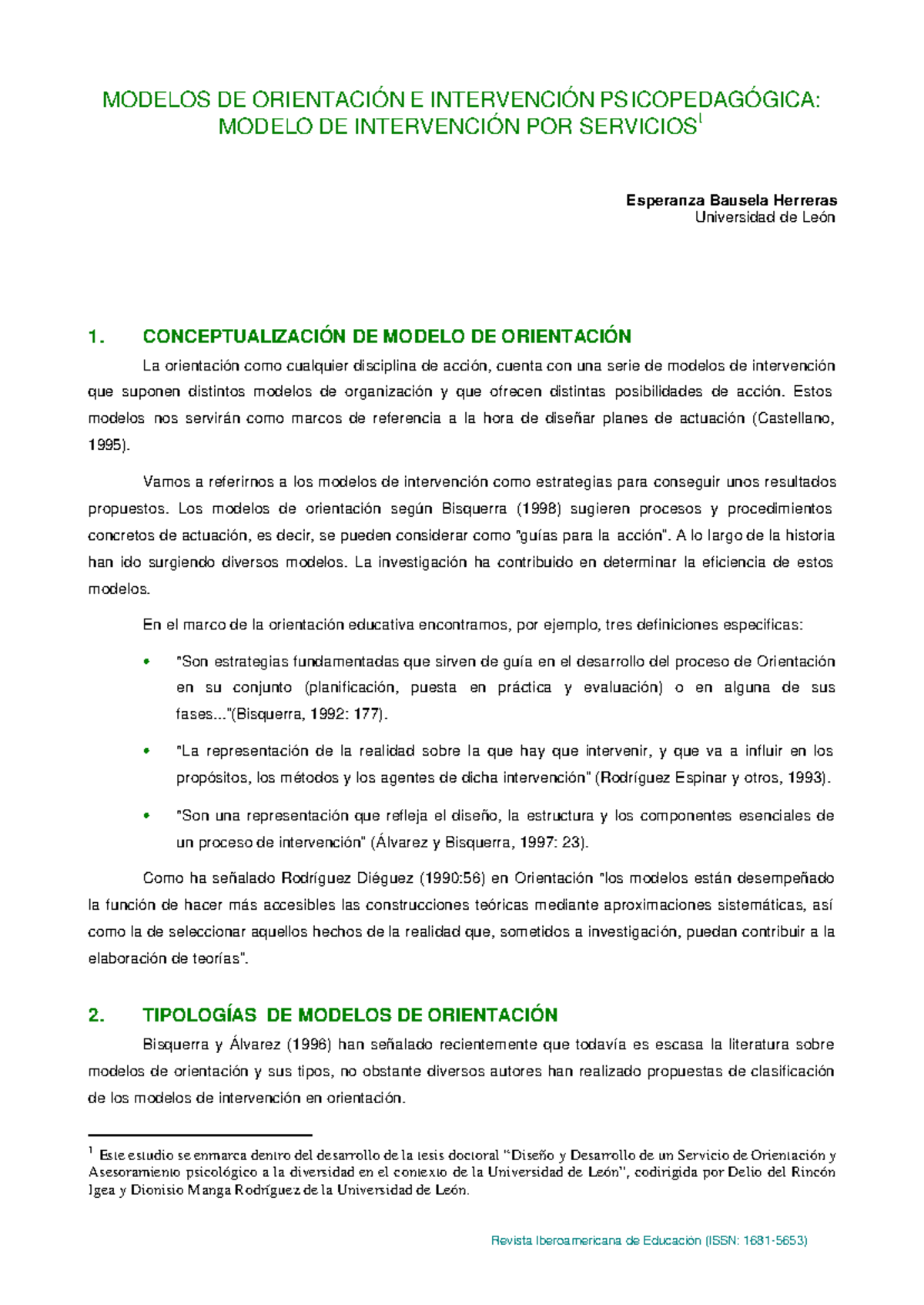 Modelos de Intervención Psicopedagógica: Un Enfoque Integral (EDU-101 ...
