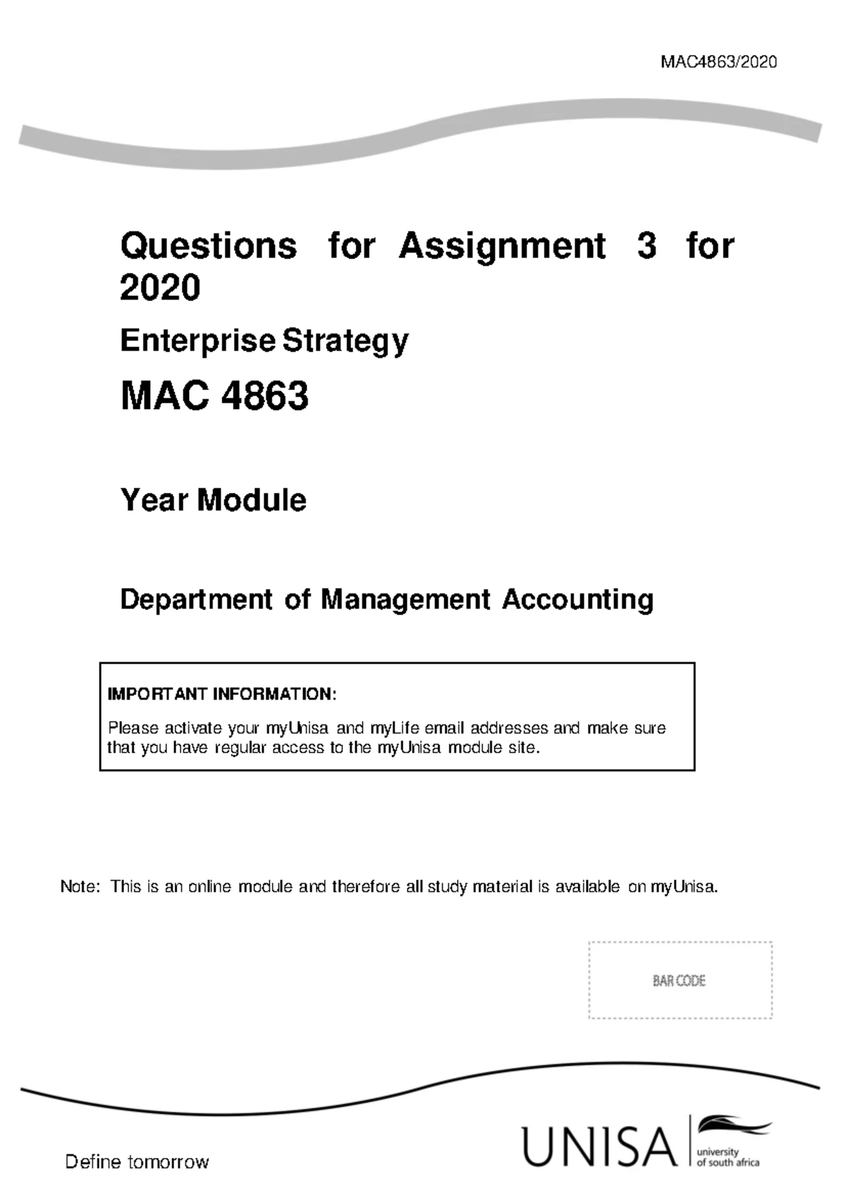 MAP Academy 4863 Study Plan: Timetable for E3 Preparation - Studocu