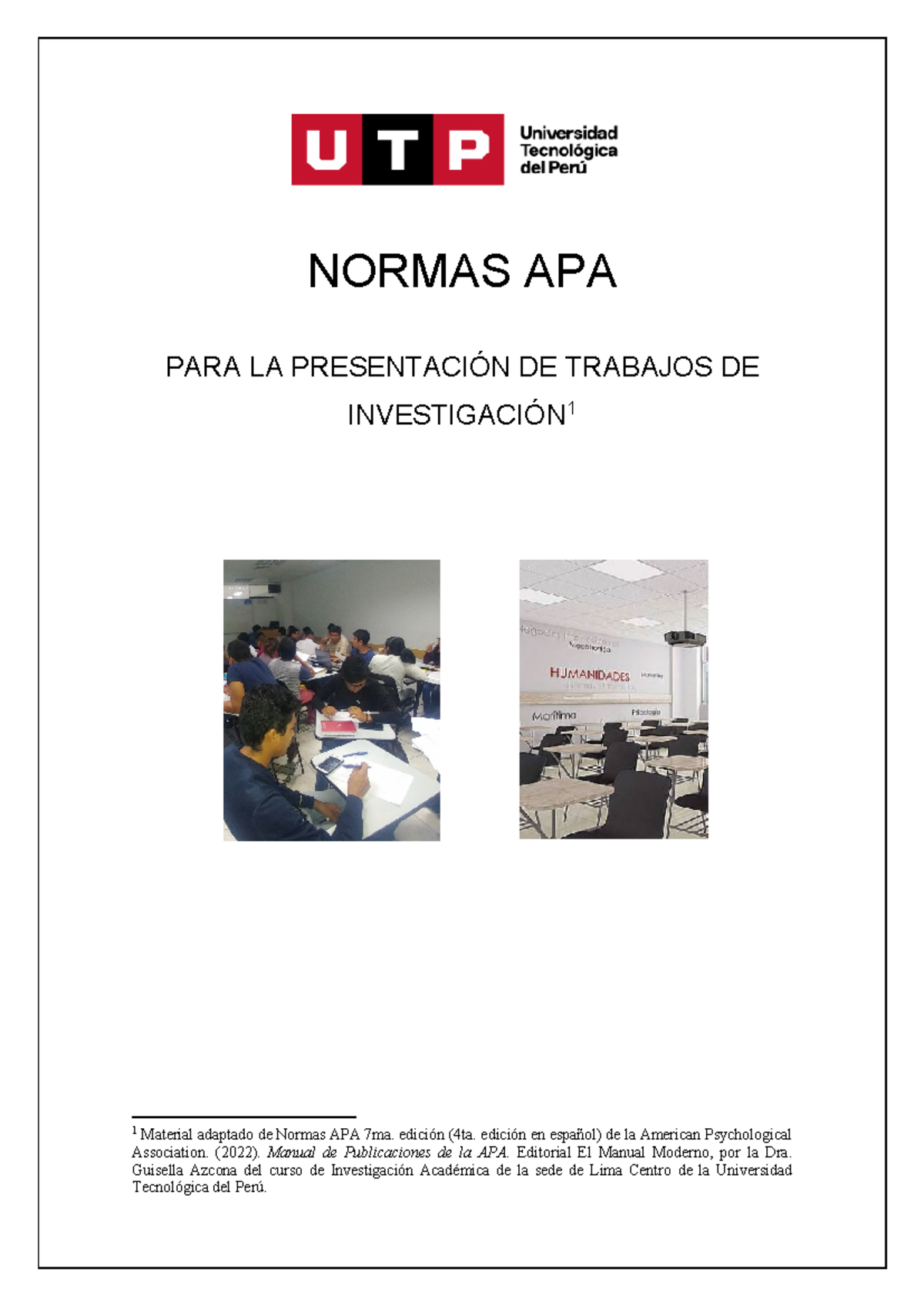 Manuel Estilo APA - apa - NORMAS APA PARA LA PRESENTACIÓN DE TRABAJOS ...