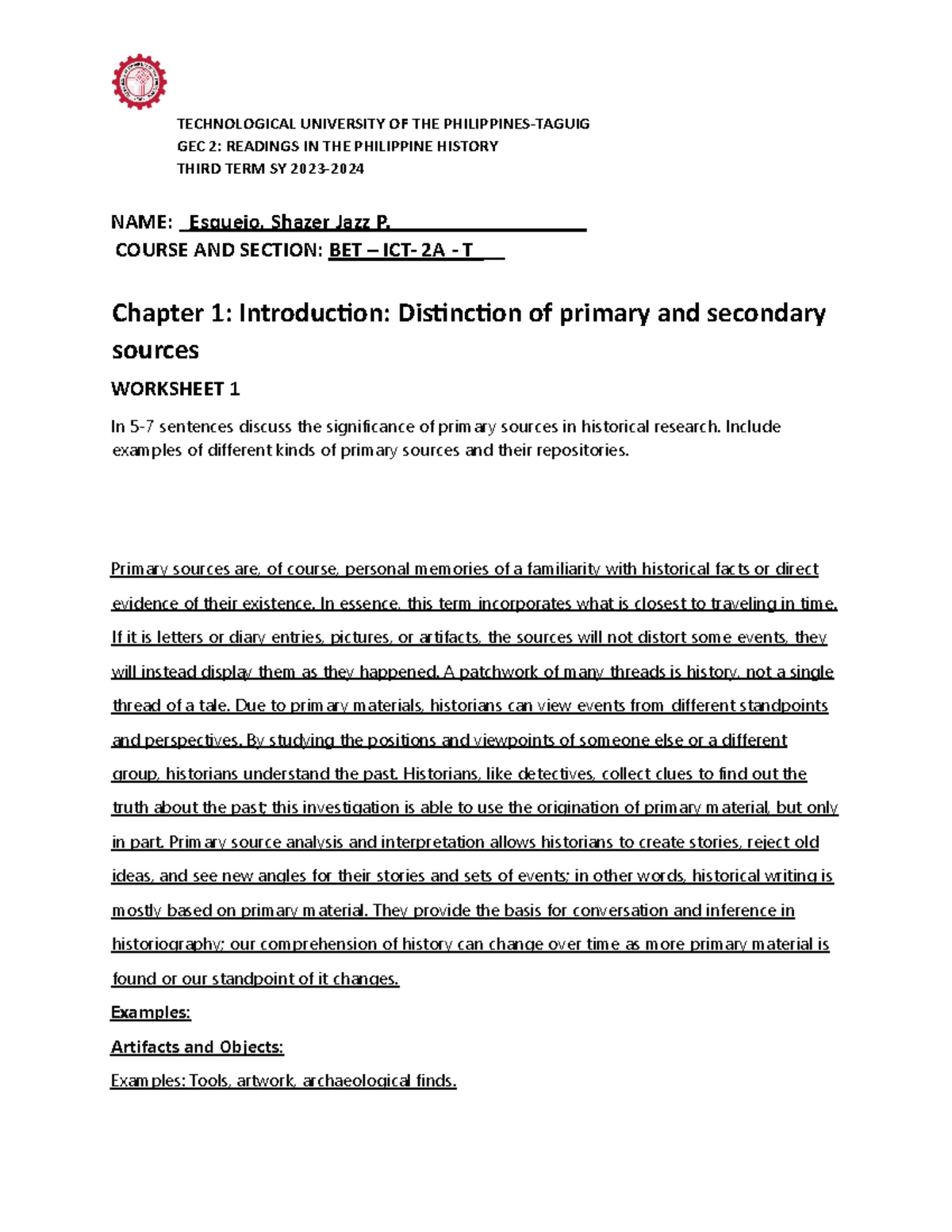 Piping and Instrumentation: Flow Rate Analysis of Valves A, B, and C ...