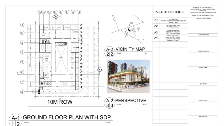 3-Storey Office Building Plans - Building Tech 5 Midterm Exam - Studocu