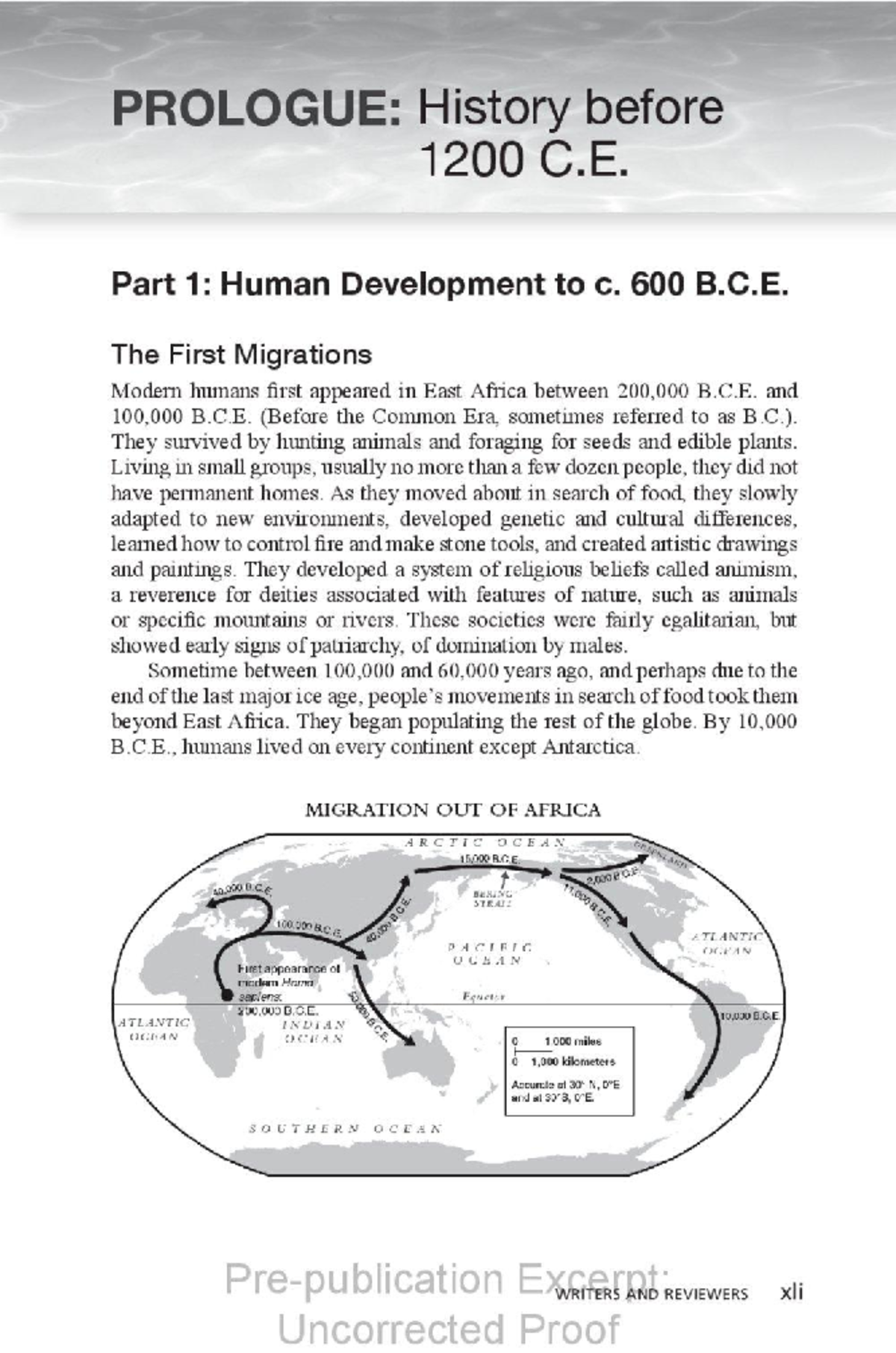 HIST 101: Prologue - Human Development and Civilizations to 1200 C.E ...