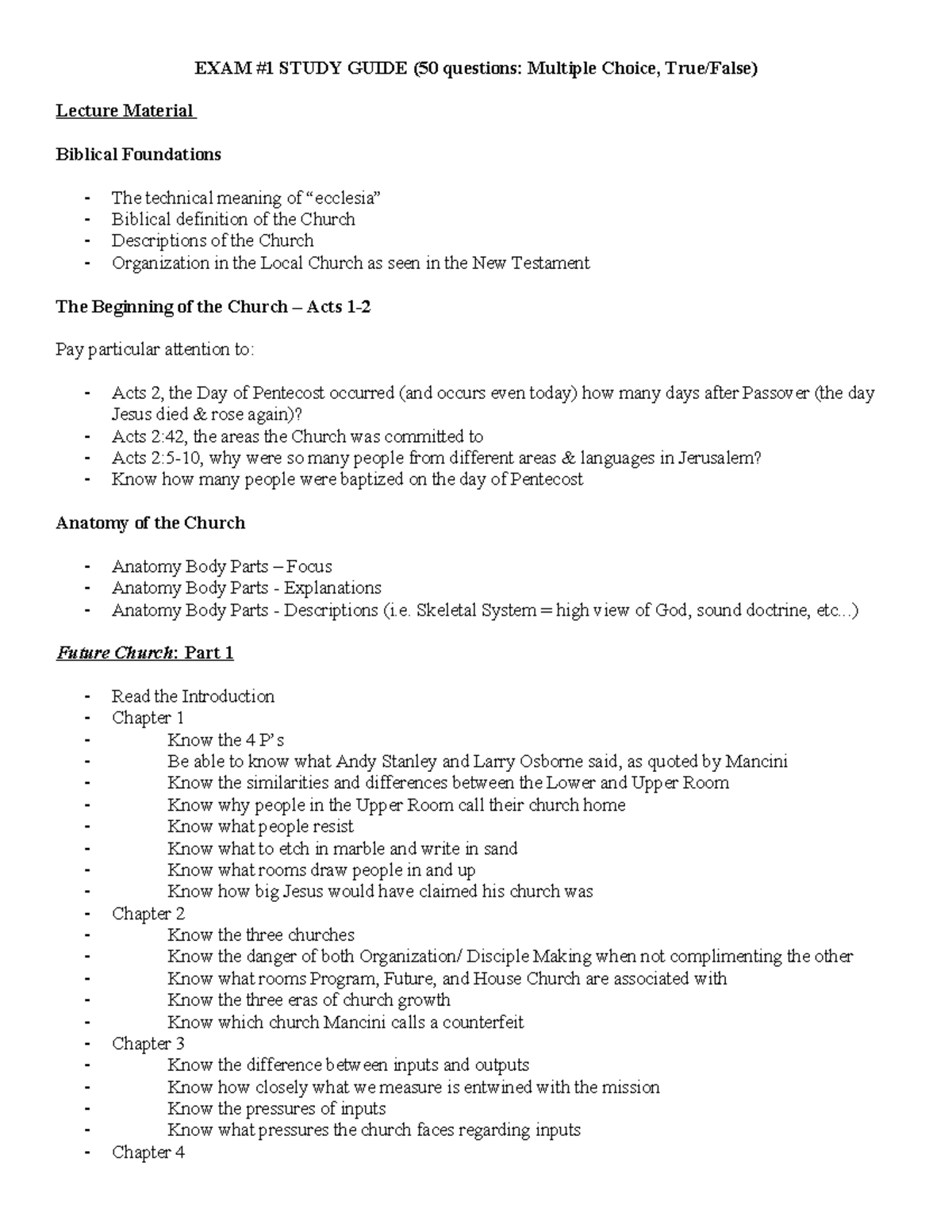 CHMN 201 Exam 1 Study Guide: Key Concepts & Lecture Insights - Studocu