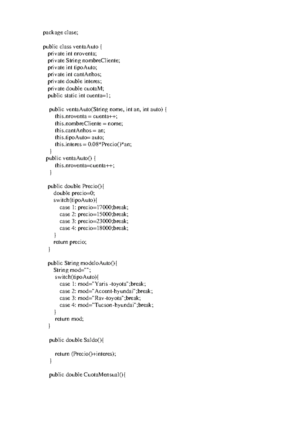 GL-N° 07 POO - Prácticas de Laboratorio de Programación en Java - Studocu