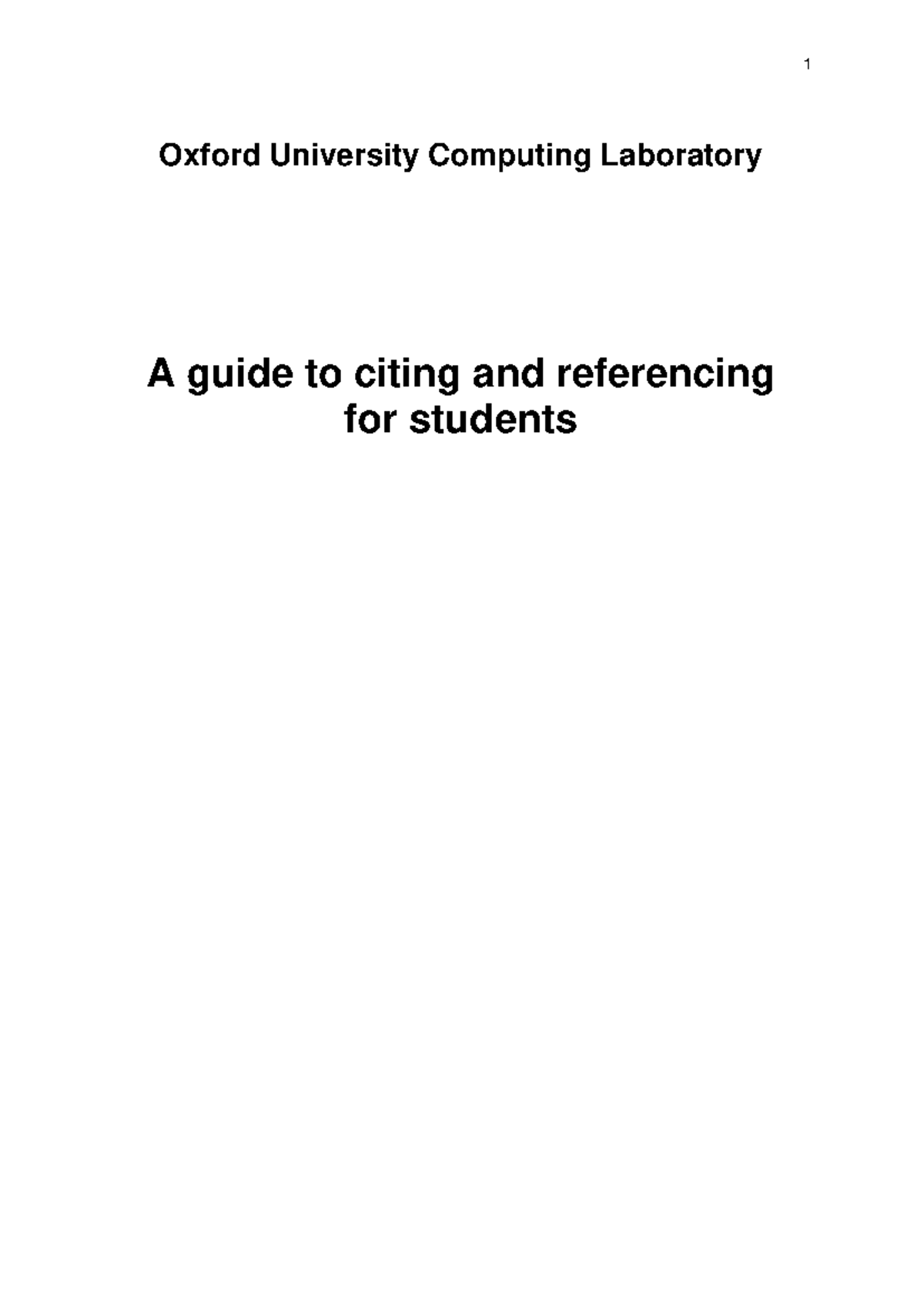 Citing and Referencing Guide for Learners Book 9 - Studocu
