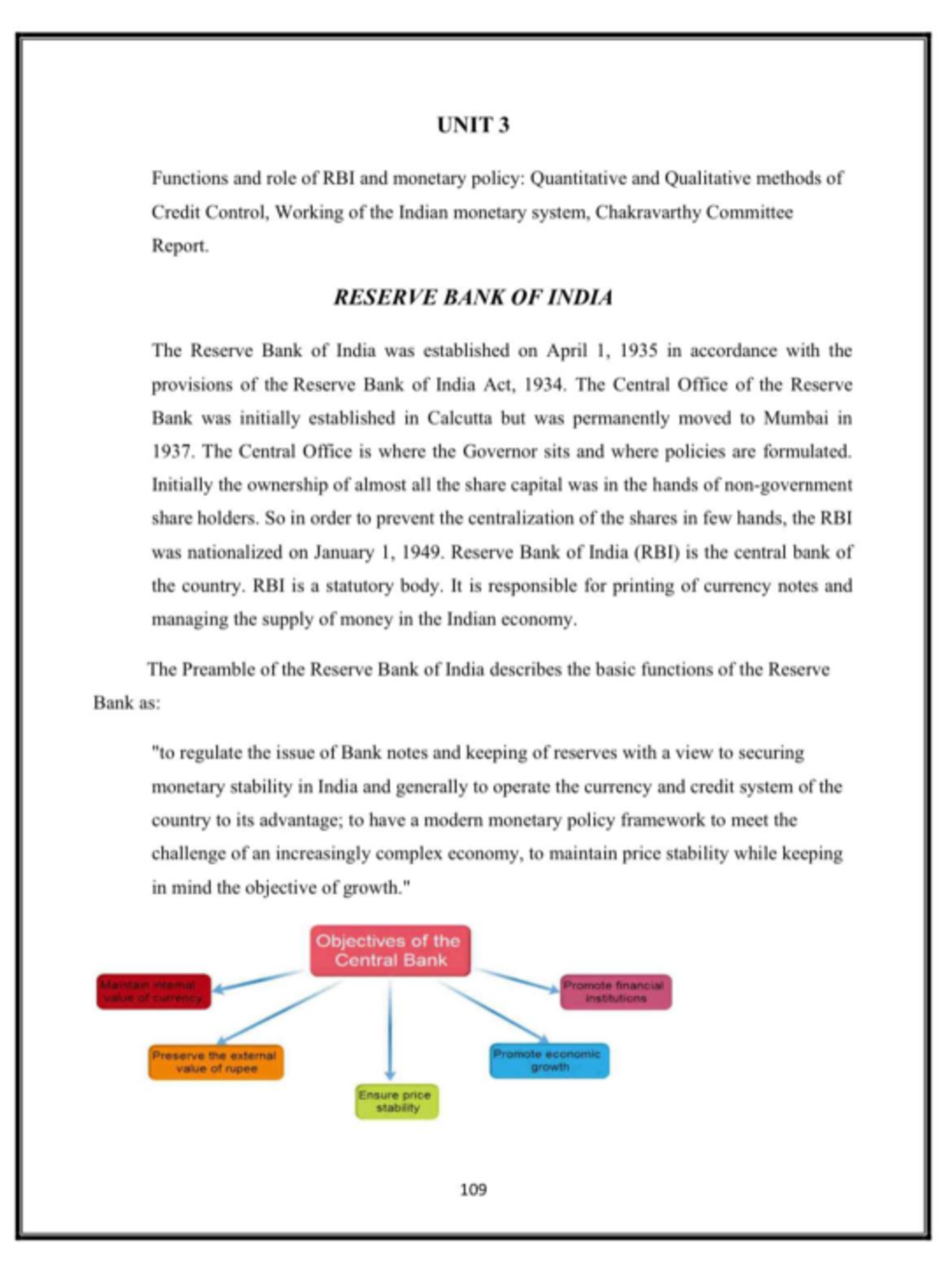UNIT 3: Functions of RBI & Monetary Policy - Credit Control Methods ...