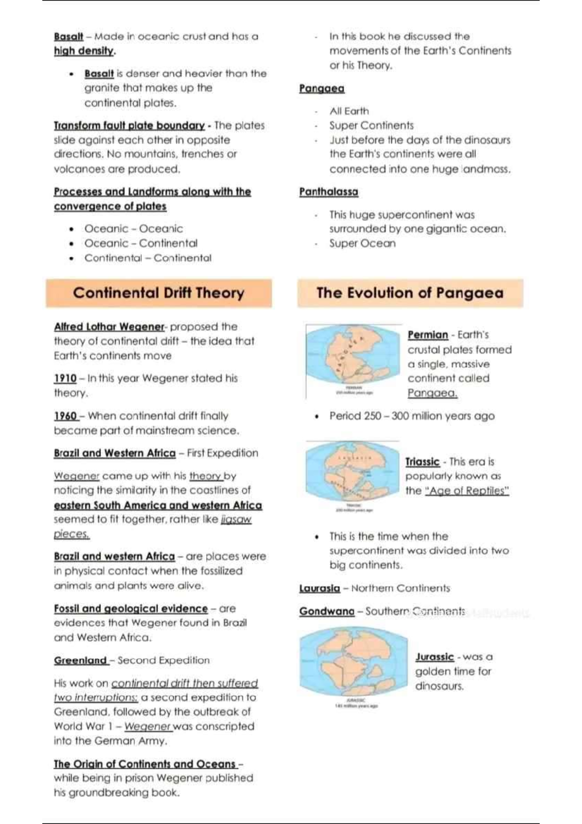 GEO 101: Comprehensive Study on Plate Tectonics and Continental Drift ...