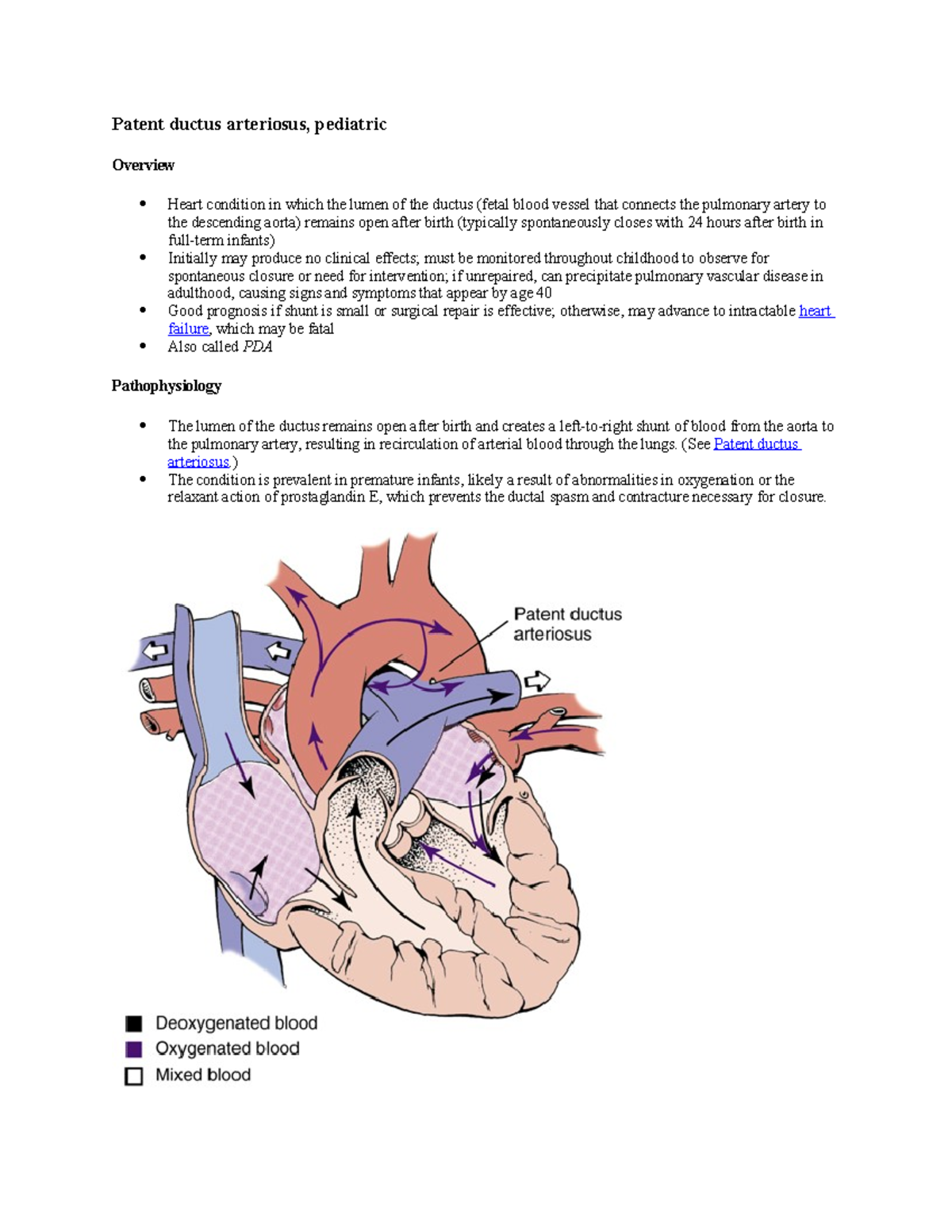 PDA in Pediatrics: Overview, Causes, and Complications (Perfusion Level ...
