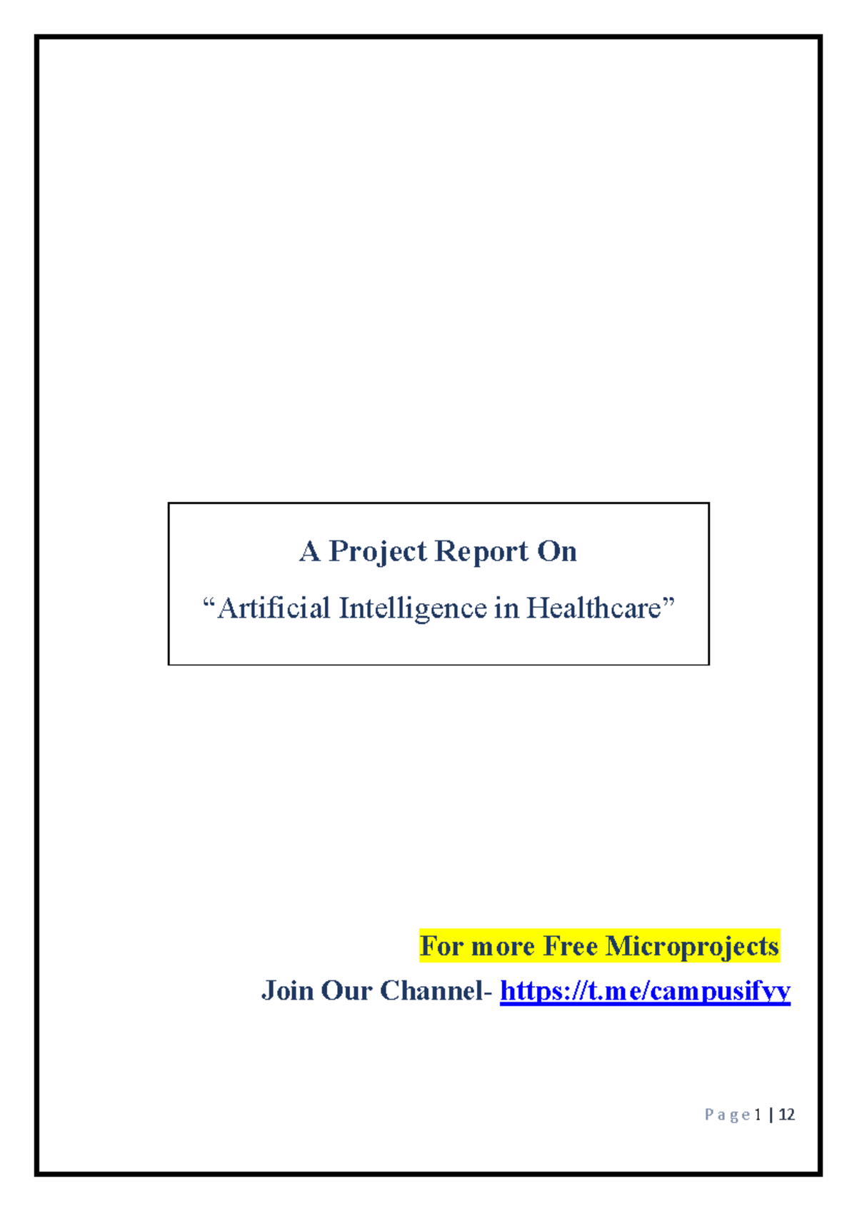 ETI 2023 Microproject: AI Transforming Healthcare Challenges ...