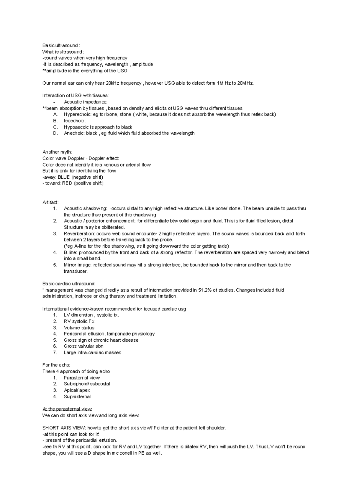 Basic Ultrasound (USG) Principles and Applications in Clinical Practice ...