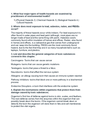 ENV 1100 Exam 1 Learning Objectives and Topics Guide - ENV 1100 ...