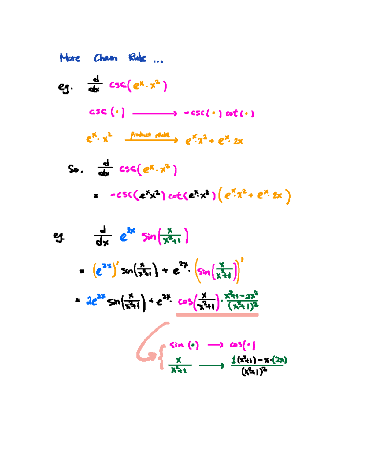 Lecture 15: Chain Rule and Mathematical Interpretations - Studocu