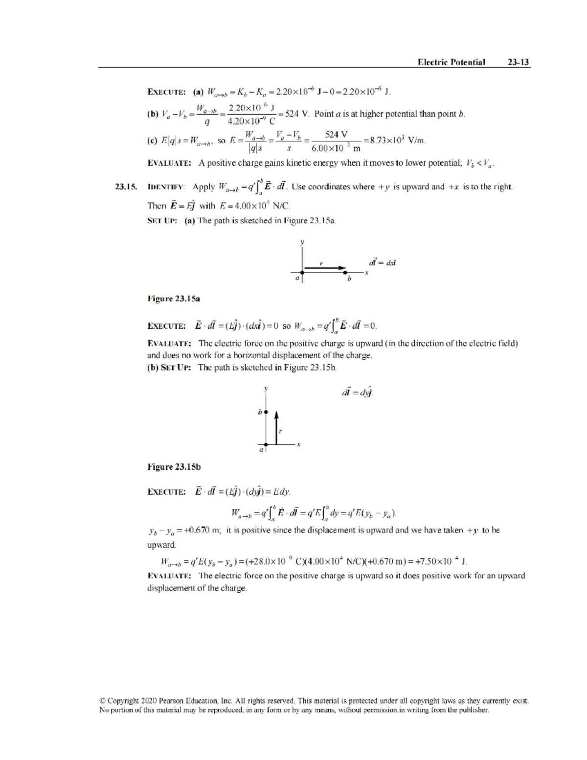 Electric Potential Analysis: University Physics 15th Ed. Solutions ...