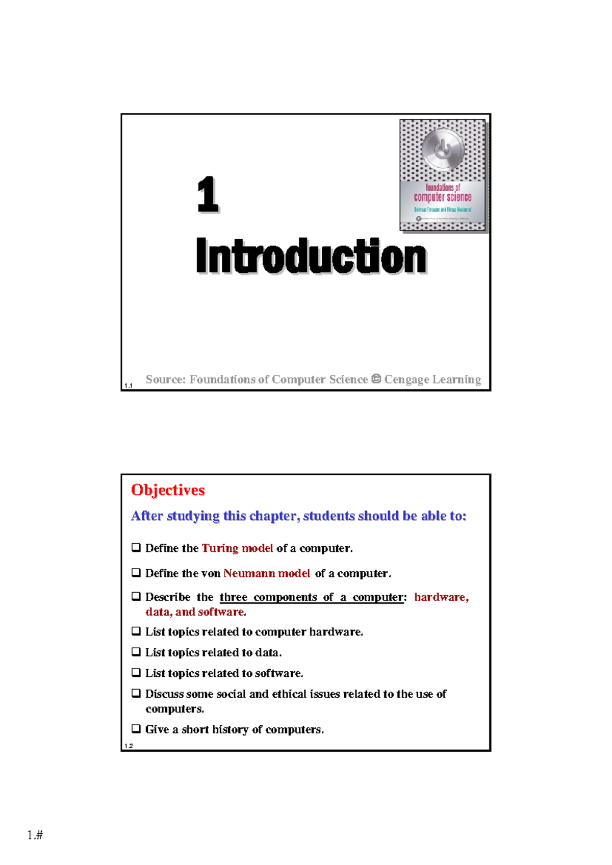 Foundations of Computer Science (CS101): Overview of Key Concepts - Studocu