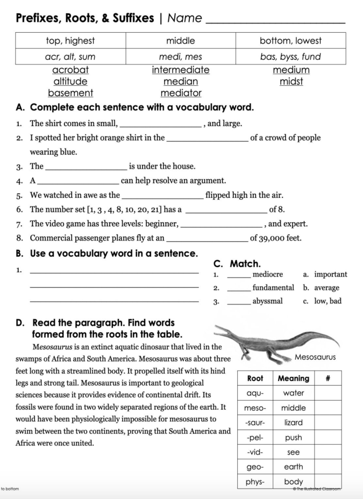 Prefixes Study Guide for Nevaeh ANN Barrera - Studocu