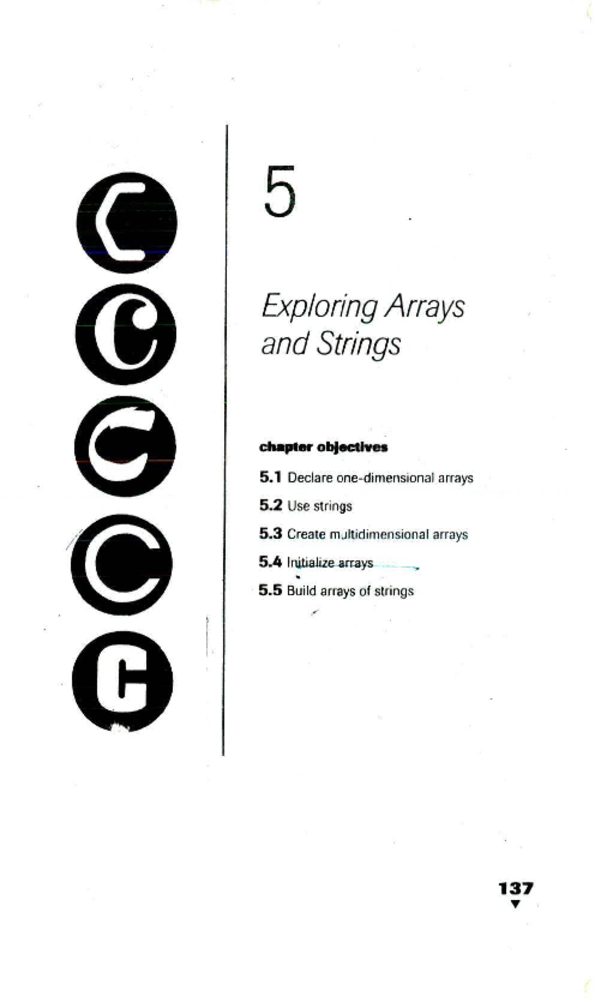 3. Chapter 5 - 8 - It is Important. - 5 Exploring Arrays and Strings 9 ...